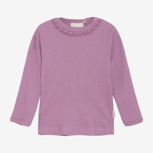 T-shirt long sleeve rib