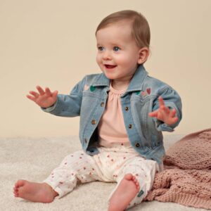 Jacket Jog Denim Hearts