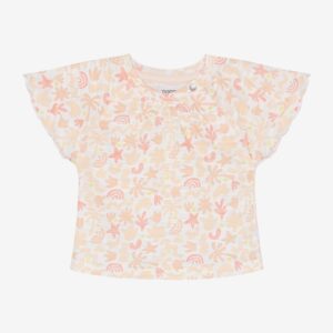 Top short sleeved AOP